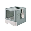 Folding cat litter box
